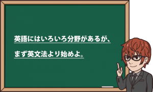 まず英文法より始めよ。